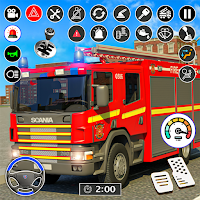 City Rescue Fire Truck Games
