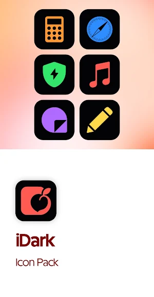 iDark OS Icon Pack Screenshot 0
