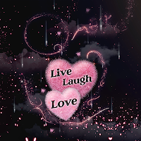 Pink Love And Live - Wallpaper