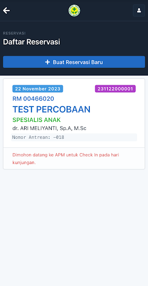 EPasien - RSUD Tidar Magelang Screenshot 2