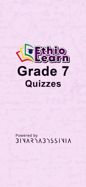 Ethio Learn : Grade 7 Quizzes Screenshot 0