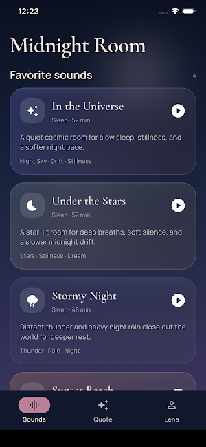 Midnight room Screenshot 0