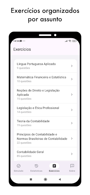 Simulados CFC Screenshot 3
