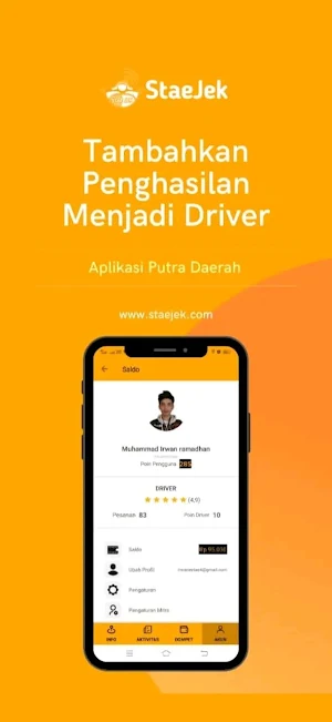 StaeJek - Ojek Online Subang Screenshot 0