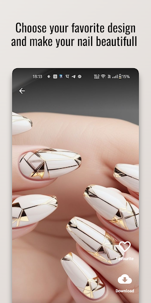 Neutral Elegance Nail Design Screenshot 2