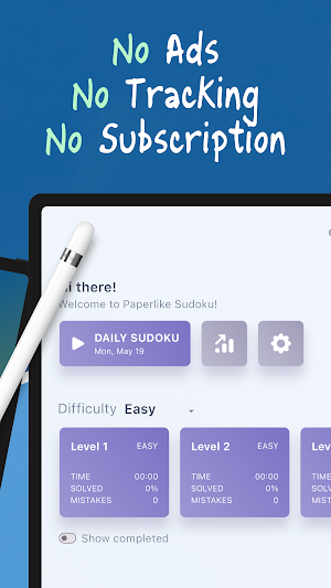 Sudoku - Paperlike! Screenshot 3