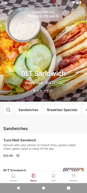 Covey Cafe LLC Screenshot 1