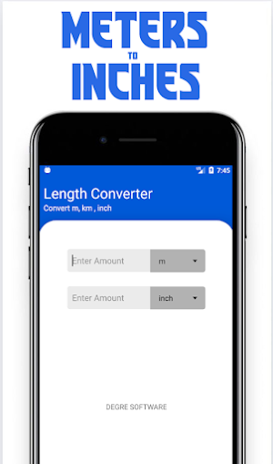 Length Converter meter to inch Screenshot 1