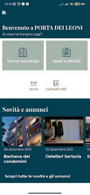 Porta Dei Leoni Concierge Screenshot 2