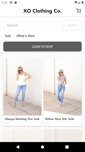 XO Clothing Co. Screenshot 1