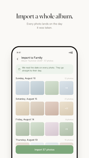 Shima: shared photo album Screenshot 3