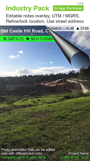 Solocator - GPS Field Camera Screenshot 3