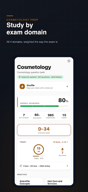 Cosmetology State Board Prep Screenshot 1