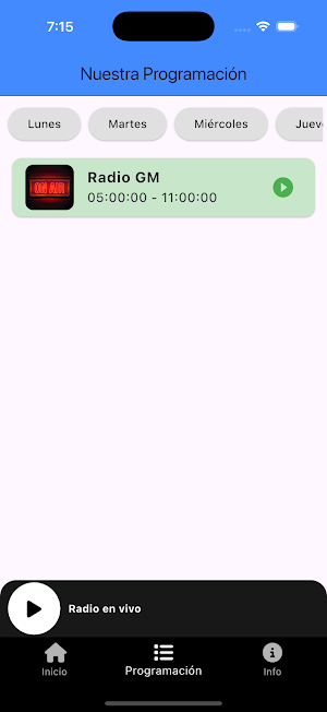 Radio Gimnasio Moderno Screenshot 1