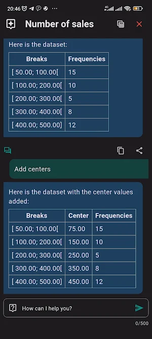 Statistics: Screenshot 2