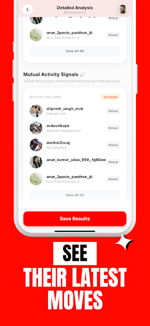 Red Flag: AI Follower Tracker Screenshot 1