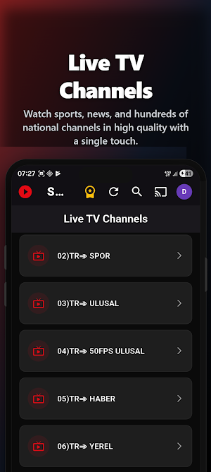 SnapPlayer: Smart IPTV Player Screenshot 1