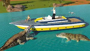 Hungry Crocodile Wild Hunt Simulation Game Screenshot 0