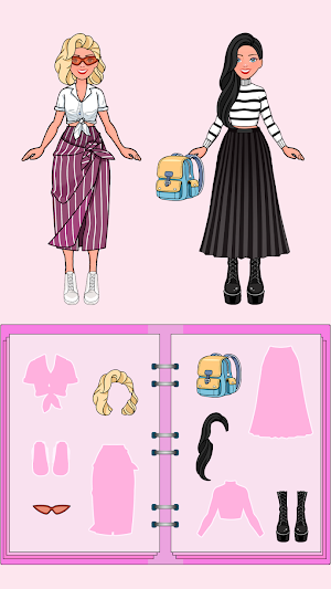 DIY Paper Diary Doll Dress Up Screenshot 0