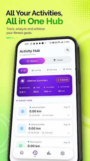 VeloFit: Fitness Tracker Screenshot 2