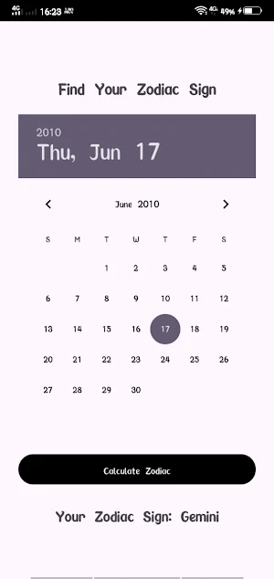 Zodiac Sign Screenshot 3