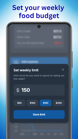 BiteLimit: Eating Out Budget Screenshot 1