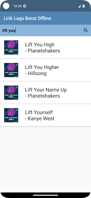 Lirik Lagu Barat Offline Screenshot 3