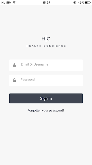The Health Concierge Screenshot 0