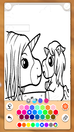 Unicorn Chibi-Coloring Game Screenshot 2