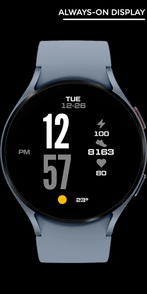 Nighty Digital 22 - watch face Screenshot 2