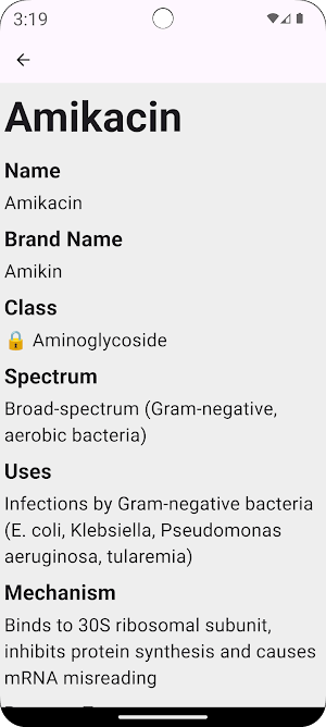 Antibiotics Screenshot 1