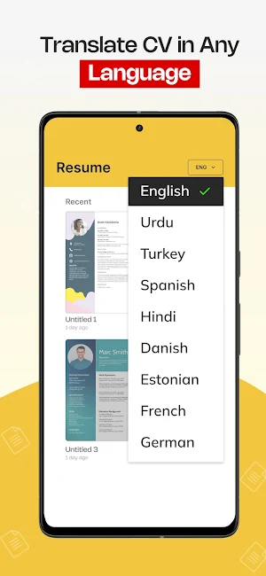 Resume Expert: CV Maker PDF Screenshot 3