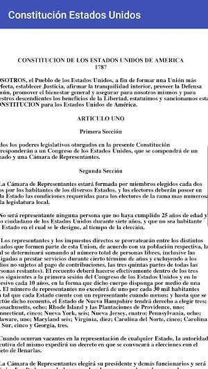 United States Constitution Screenshot 0