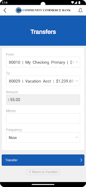 Community Commerce Bank Screenshot 3
