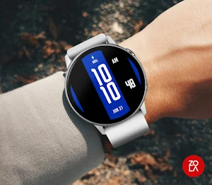 Black Blue Watch Face Screenshot 2