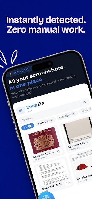 SnapZia: Screenshot Organizer Screenshot 0