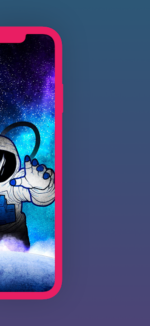 Beautiful Astronaut Background Screenshot 2