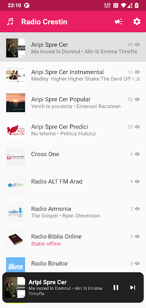 Radio Crestin Screenshot 0