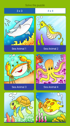 Sea Animal Puzzle Screenshot 1