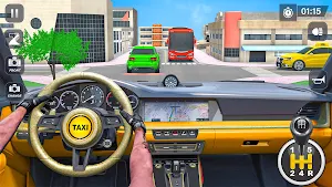 Real Taxi Parking Games 3D Screenshot 2
