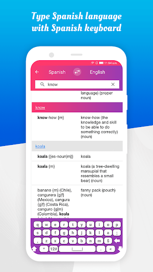 Meaning in Spanish Screenshot 2