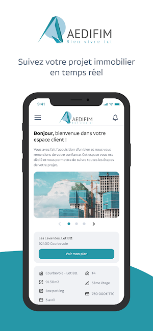 AEDIFIM - Espace client Screenshot 0