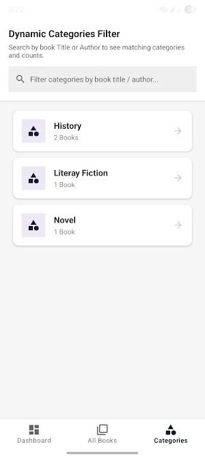 Books Log - Library Management Screenshot 2