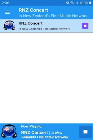 RNZ Concert Radio App Screenshot 0