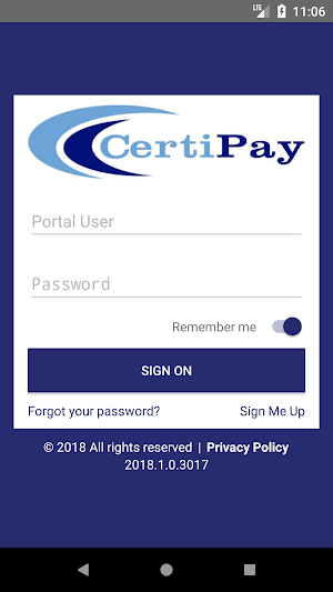 Certisure Online Screenshot 0