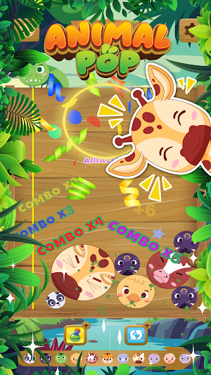 Animal Pop: Merge Game Screenshot 1