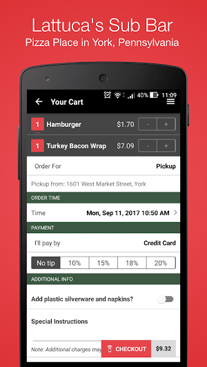 Lattuca's Sub Bar Screenshot 3