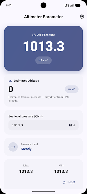 Altimeter Barometer Screenshot 0