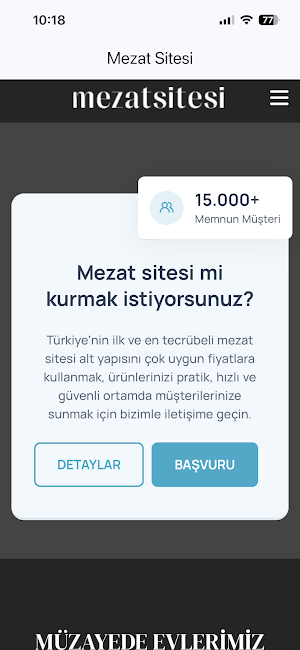 mezatsitesi Screenshot 0