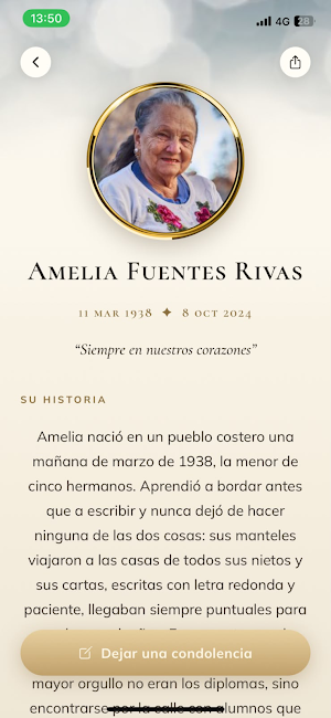QR BioStory — Memorial Digital Screenshot 1